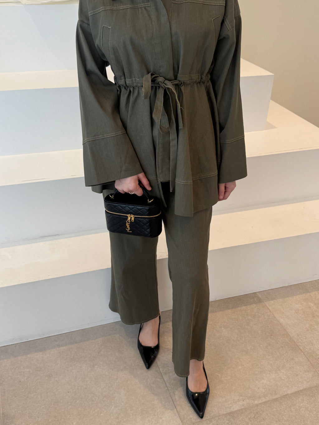 Ensemble en jean Gemma à taille ajustable