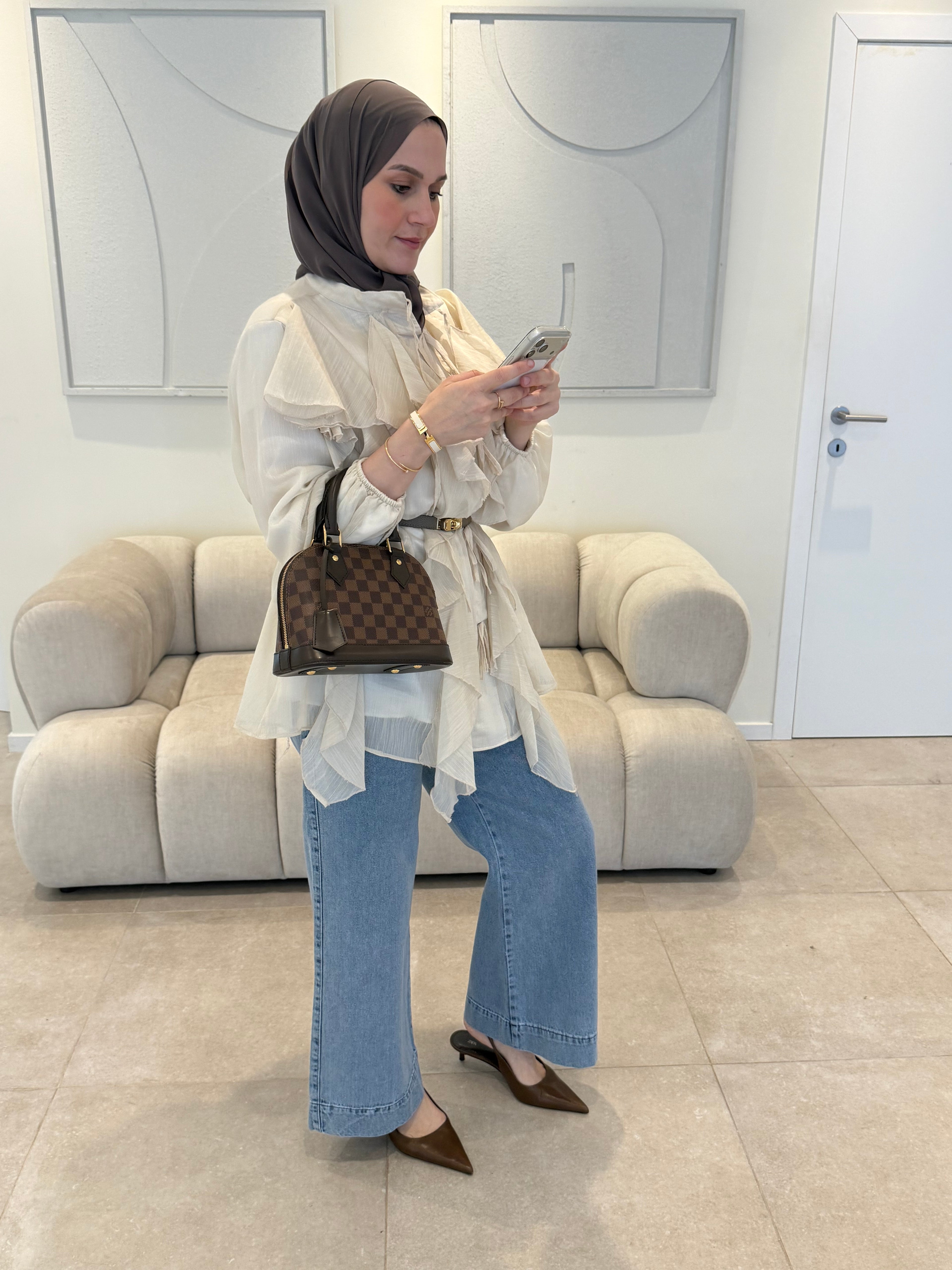 Chemise Melis à volants